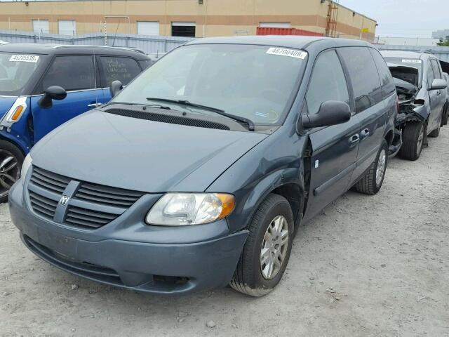 1D4GP25R87B147925 - 2007 DODGE CARAVAN SE GRAY photo 2