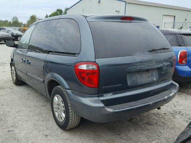 1D4GP25R87B147925 - 2007 DODGE CARAVAN SE GRAY photo 3