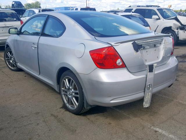 JTKDE167X60139082 - 2006 TOYOTA SCION TC ვერცხლისფერი ფოტო 3