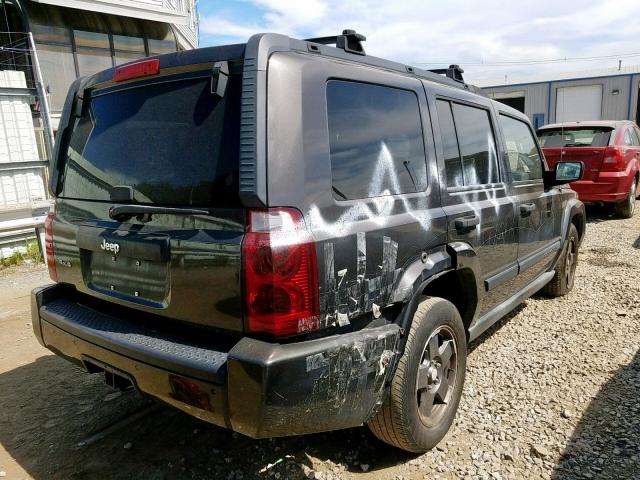 1J8HG48N66C150104 - 2006 JEEP COMMANDER 灰色 照片 4