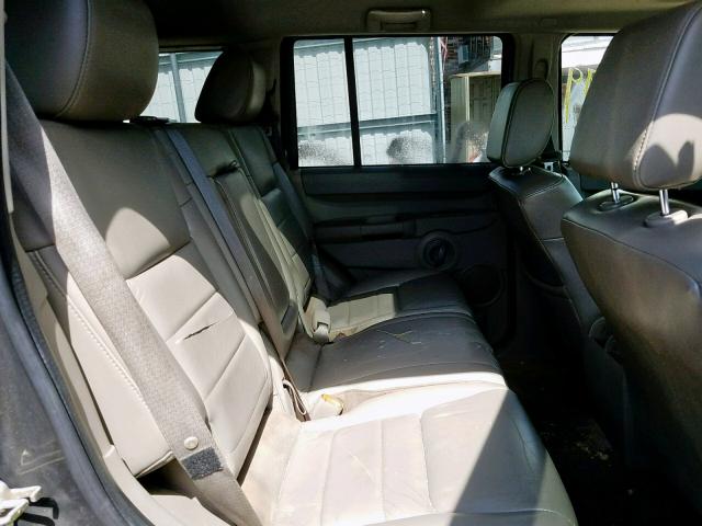 1J8HG48N66C150104 - 2006 JEEP COMMANDER 灰色 照片 6