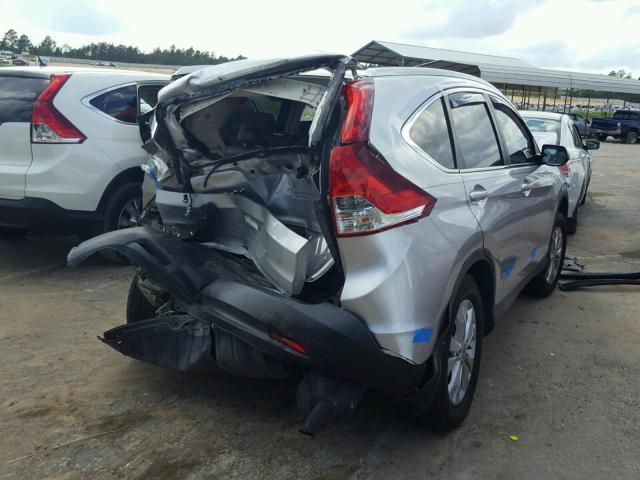 2HKRM3H79DH503288 - 2013 HONDA CR-V EXL SILVER photo 4