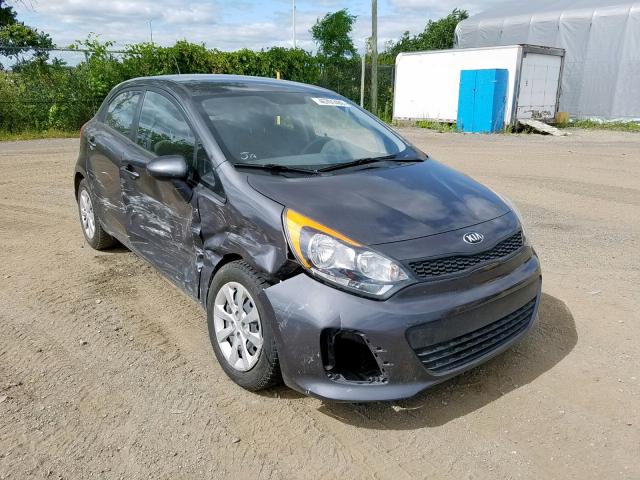 KNADM5A37G6630856 - 2016 KIA RIO LX CHARCOAL photo 1