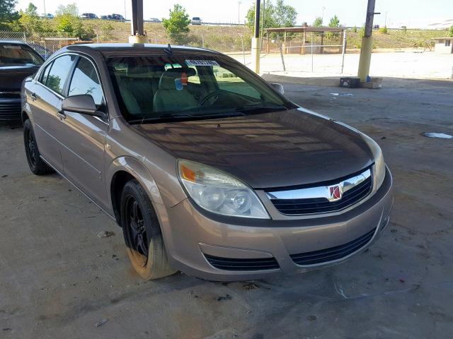 1G8ZS57N87F270112 - 2007 SATURN AURA XE BROWN photo 1