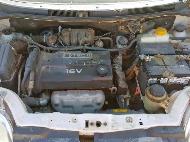 KL1TD66676B647094 - 2006 CHEVROLET AVEO BASE თეთრი ფოტო 7