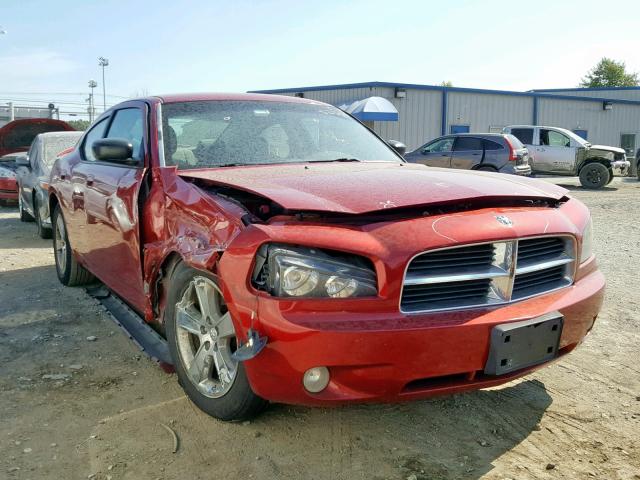 2B3KA33V09H557340 - 2009 DODGE CHARGER SX RED photo 1