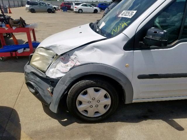 NM0LS6AN5AT006426 - 2010 FORD TRANSIT CO WHITE photo 9