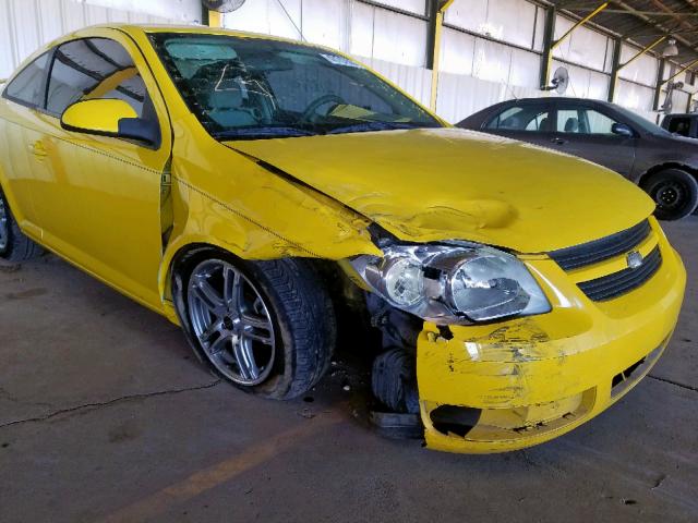 1G1AL15F377116544 - 2007 CHEVROLET COBALT LT YELLOW photo 9