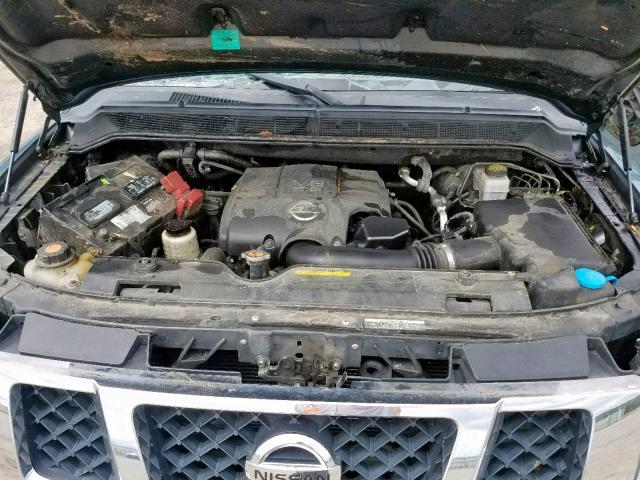 5N1BA0NC2AN618610 - 2010 NISSAN ARMADA SE BLUE photo 7