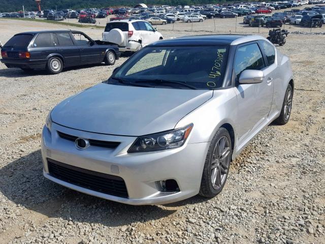 JTKJF5C74C3040442 - 2012 TOYOTA SCION TC ვერცხლისფერი ფოტო 2
