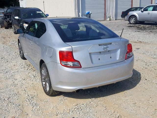 JTKJF5C74C3040442 - 2012 TOYOTA SCION TC ვერცხლისფერი ფოტო 3