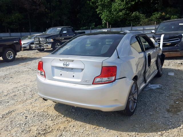 JTKJF5C74C3040442 - 2012 TOYOTA SCION TC ვერცხლისფერი ფოტო 4