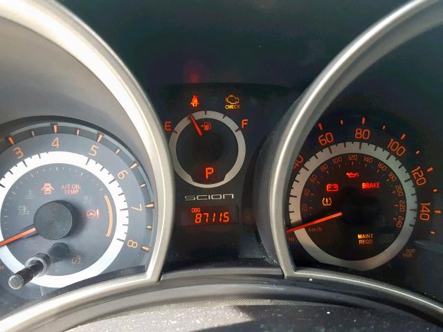 JTKJF5C74C3040442 - 2012 TOYOTA SCION TC ვერცხლისფერი ფოტო 8