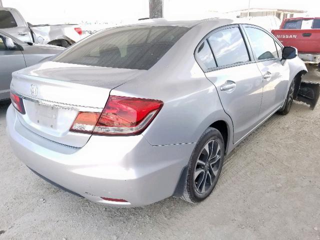 2HGFB2F8XDH525003 - 2013 HONDA CIVIC EX SILVER photo 4