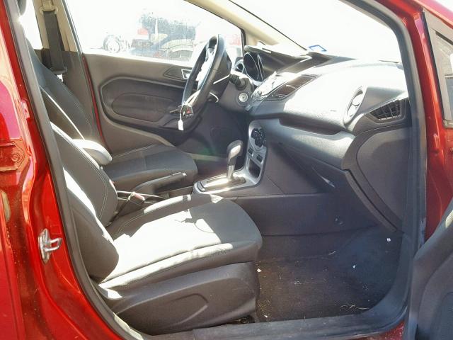 3FADP4EJ1GM133546 - 2016 FORD FIESTA SE RED photo 5