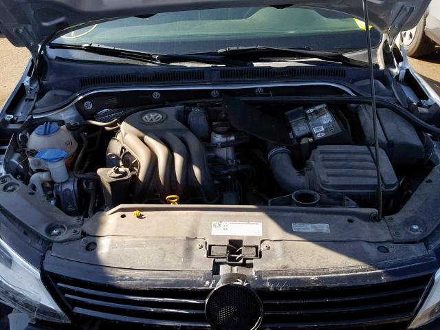 3VW2K7AJ6EM277014 - 2014 VOLKSWAGEN JETTA BASE Արծաթագույն լուսանկար 7
