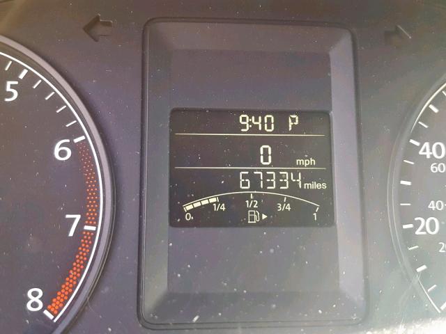 3VW2K7AJ6EM277014 - 2014 VOLKSWAGEN JETTA BASE Արծաթագույն լուսանկար 8