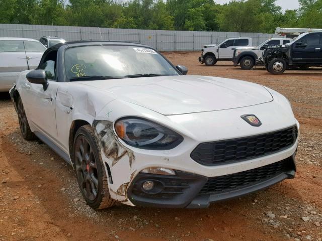 JC1NFAEK2H0124588 - 2017 FIAT 124 SPIDER WHITE photo 1