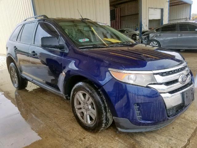 2FMDK3GC6BBA53134 - 2011 FORD EDGE SE BLUE photo 1