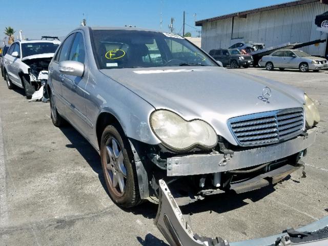 WDBRF64J93F320431 - 2003 MERCEDES-BENZ C 320 SILVER photo 1