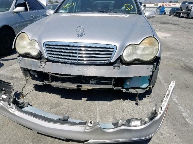 WDBRF64J93F320431 - 2003 MERCEDES-BENZ C 320 SILVER photo 9