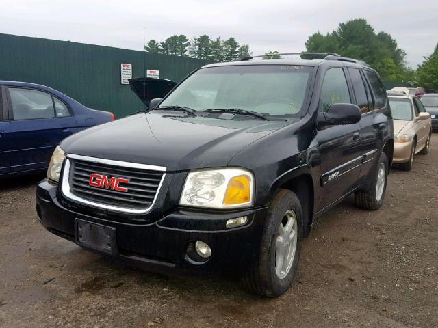 1GKDT13S242110901 - 2004 GMC ENVOY BLACK photo 2