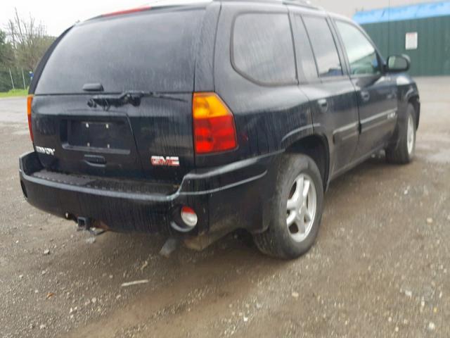 1GKDT13S242110901 - 2004 GMC ENVOY BLACK photo 4