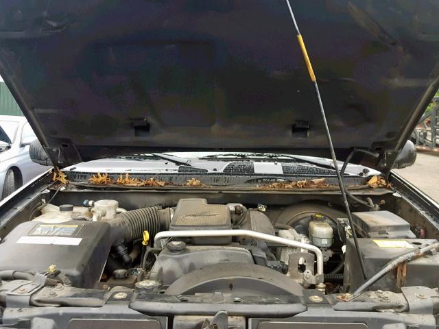 1GKDT13S242110901 - 2004 GMC ENVOY BLACK photo 7