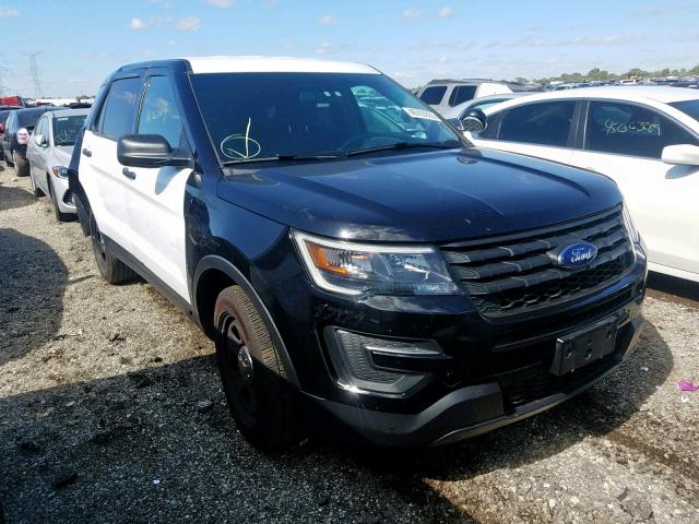 1FM5K8ARXHGA77095 - 2017 FORD EXPLORER P BLACK photo 1