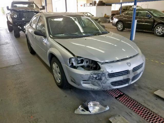 1B3EL36X62N277942 - 2002 DODGE STRATUS SE SILVER photo 1