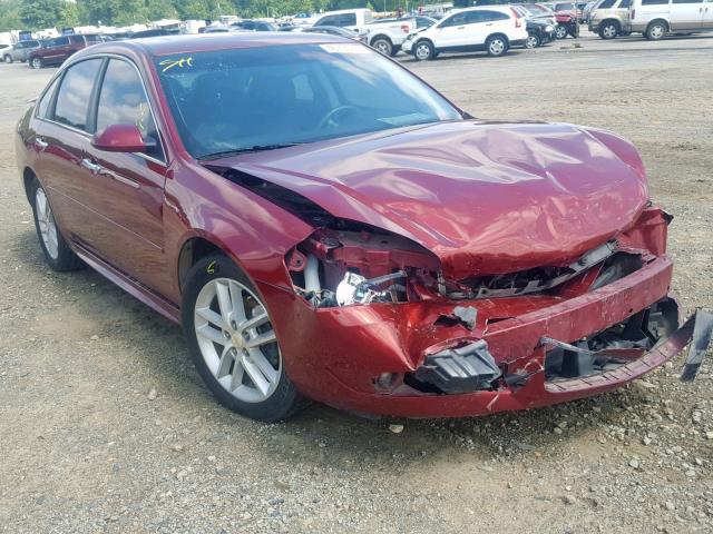 2G1WC5EM9B1226158 - 2011 CHEVROLET IMPALA LTZ BURGUNDY photo 1