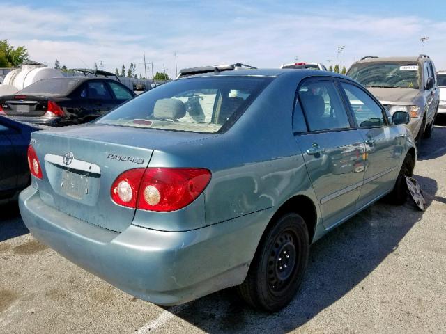 1NXBR32E86Z663452 - 2006 TOYOTA COROLLA CE GREEN photo 4