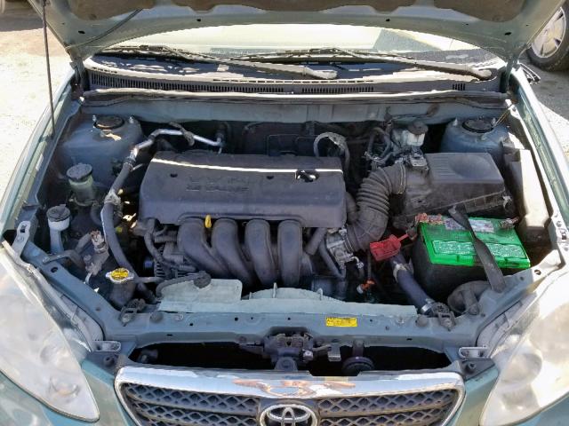 1NXBR32E86Z663452 - 2006 TOYOTA COROLLA CE GREEN photo 7