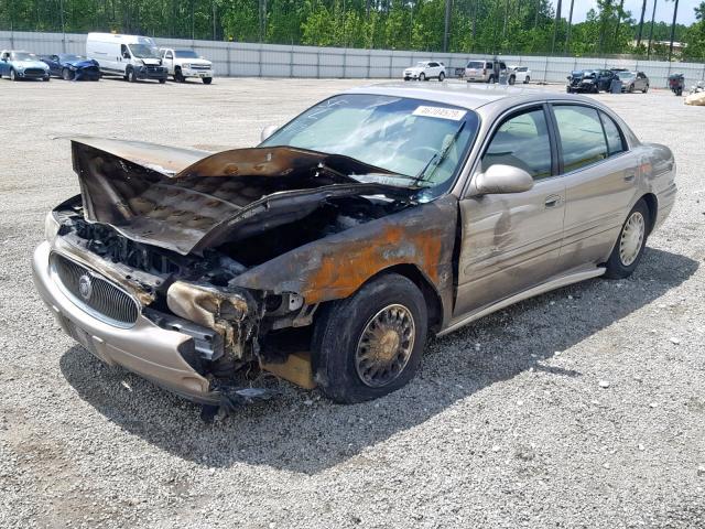 1G4HP54K914257302 - 2001 BUICK LESABRE CU TAN photo 2