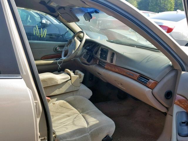 1G4HP54K914257302 - 2001 BUICK LESABRE CU TAN photo 5