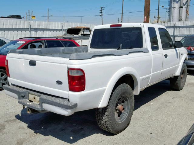 1FTYR14E71PB45100 - 2001 FORD RANGER SUP WHITE photo 4