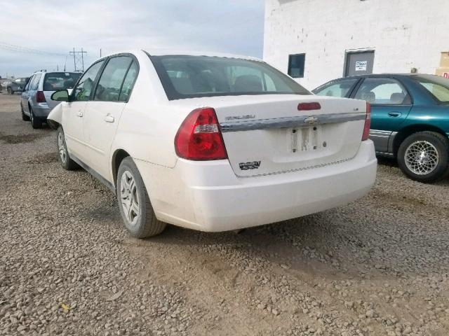 1G1ZS58FX7F281425 - 2007 CHEVROLET MALIBU LS WHITE photo 3