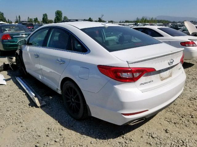 5NPE34AF6GH361964 - 2016 HYUNDAI SONATA SPO WHITE photo 3