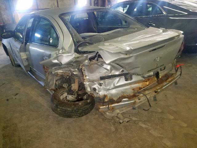 1G2NE52E85M218849 - 2005 PONTIAC GRAND AM S SILVER photo 9