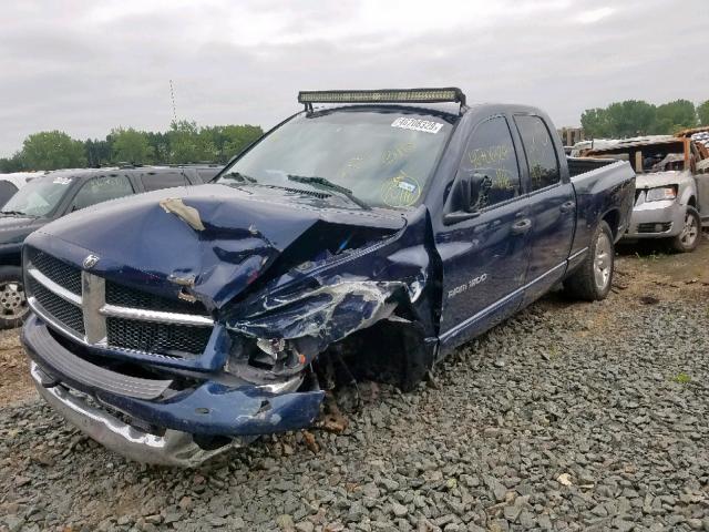 1D7HU18Z63S193477 - 2003 DODGE RAM 1500 S BLUE photo 2