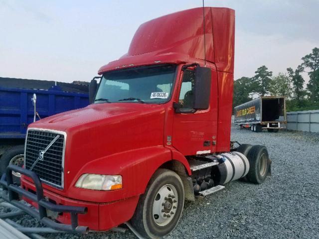 4V4M19DF2CN550653 - 2012 VOLVO VN VNM RED photo 2