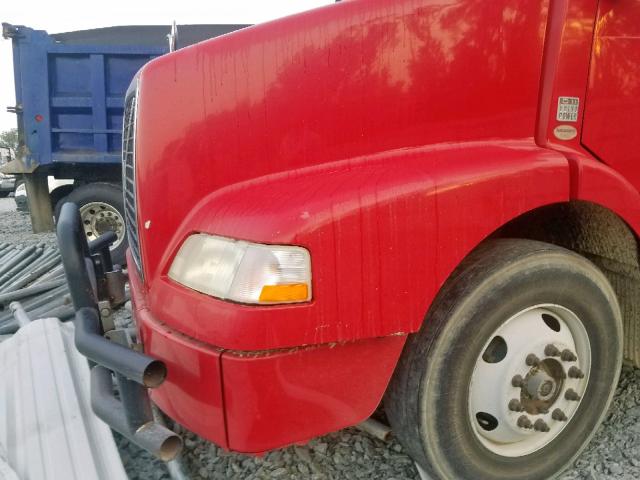 4V4M19DF2CN550653 - 2012 VOLVO VN VNM RED photo 9