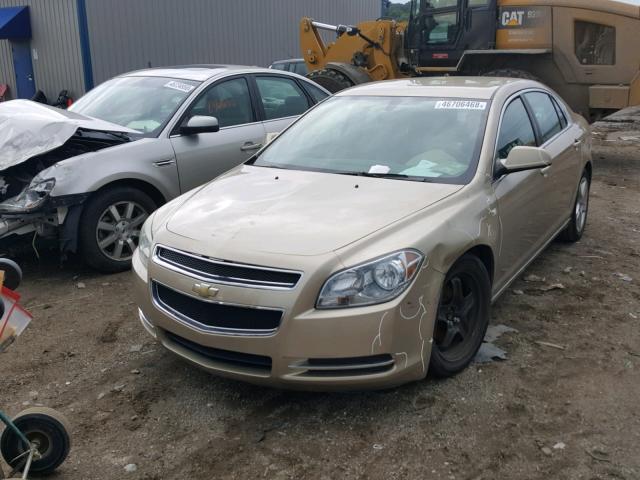 1G1ZH57B38F221341 - 2008 CHEVROLET MALIBU 1LT 金色 照片 2