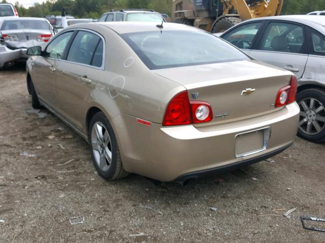 1G1ZH57B38F221341 - 2008 CHEVROLET MALIBU 1LT 金色 照片 3