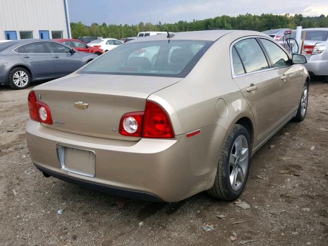 1G1ZH57B38F221341 - 2008 CHEVROLET MALIBU 1LT 金色 照片 4
