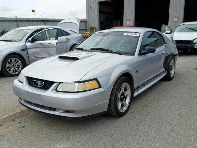 1FAFP42X1YF233018 - 2000 FORD MUSTANG GT SILVER photo 2