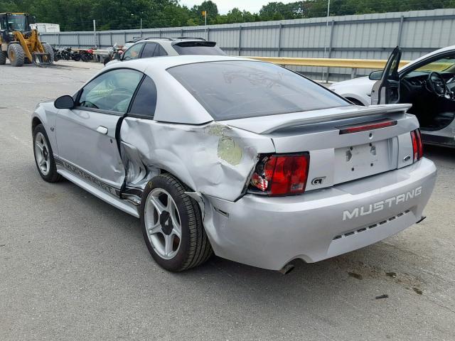 1FAFP42X1YF233018 - 2000 FORD MUSTANG GT SILVER photo 3