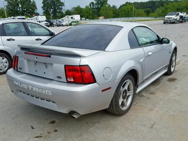 1FAFP42X1YF233018 - 2000 FORD MUSTANG GT SILVER photo 4