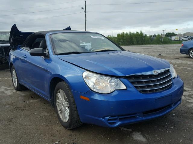 1C3LC45K88N676091 - 2008 CHRYSLER SEBRING BLUE photo 1