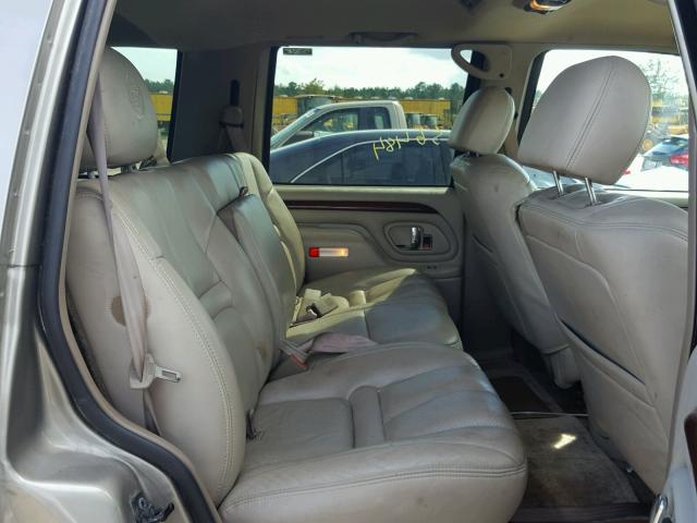 1GYEK13R5YR134780 - 2000 CADILLAC ESCALADE GOLD photo 6